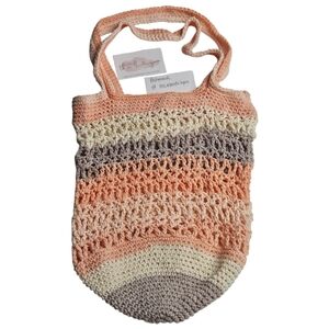 Handmade Crochet Market Bag – Msmandilynn Collab